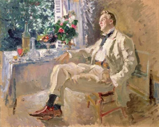 Portret van de Opera Zanger Feodor Ivanovich Chaliapin (1873-1938) 1911